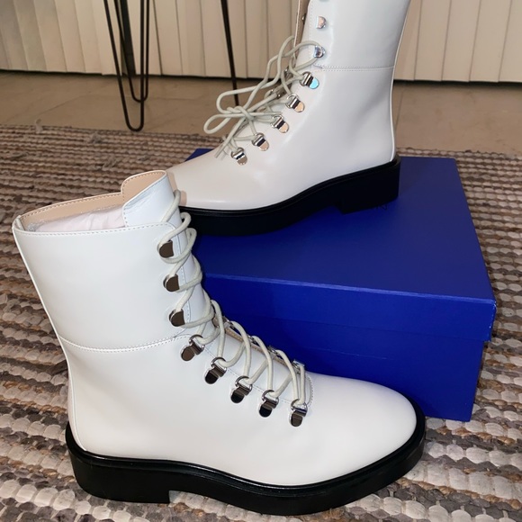 BRAND NEW IN BOX Stuart Weitzman combat boots. - Picture 2 of 6